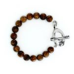 10mm Picture Jasper Bead Bracelet
