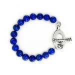 10mm Lapis Lazuli Bead Bracelet