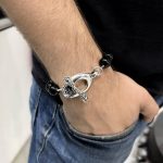 12mm Onyx Bead Bracelet - Image 2