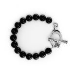 10mm Onyx Bead Bracelet