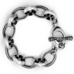 TF Mixed Oval Massive Link Bracelet