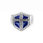 Greek Flag Ring