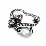 SKULL & ROSES white