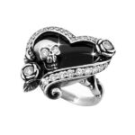 SKULL & ROSES black